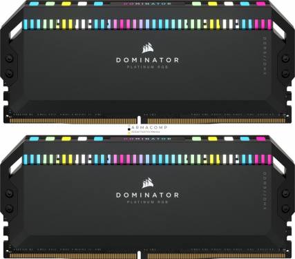 Corsair 64GB DDR5 6400MHz Kit(4x16GB) Dominator Platinum RGB Black