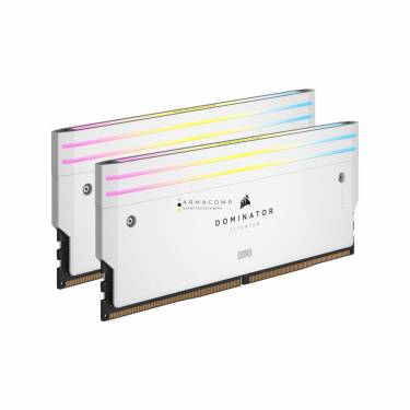 Corsair 64GB DDR5 6600MHz Kit(2x32GB) Dominator Titanium RGB White