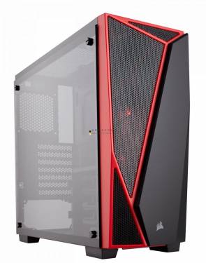 Corsair Carbide Series SPEC-04 Gaming Tempered Glass Window Black/Red