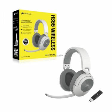 Corsair HS55 7.1 Wireless Gaming Headset White