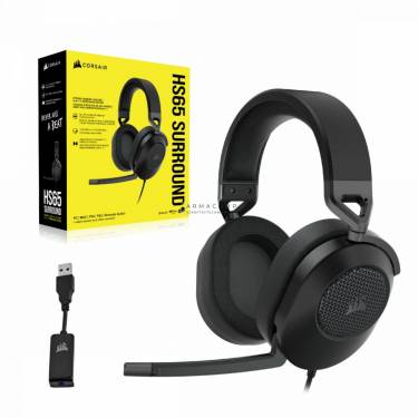 Corsair HS65 Surround Gaming Headset Carbon