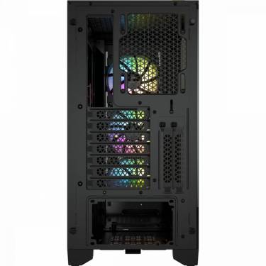 Corsair iCUE 4000X RGB Tempered Glass Black