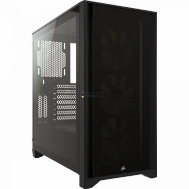 Corsair iCUE 4000X RGB Tempered Glass Black