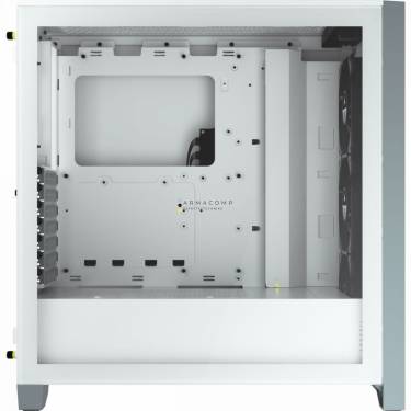 Corsair iCUE 4000X RGB Tempered Glass White