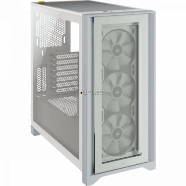 Corsair iCUE 4000X RGB Tempered Glass White