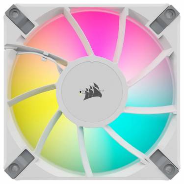 Corsair iCUE AF120 RGB ELITE 120mm PWM Triple Fan Kit White