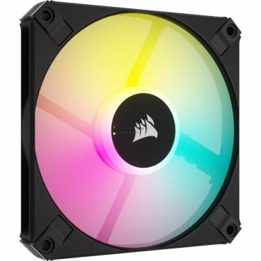 Corsair iCUE AF120 RGB SLIM 120mm PWM Fluid Dynamic Bearing Fan Single Pack Black