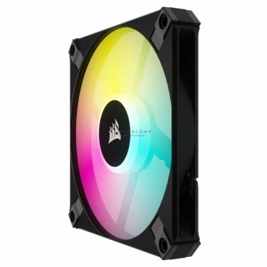 Corsair iCUE AF120 RGB SLIM 120mm PWM Fluid Dynamic Bearing Fan Single Pack Black