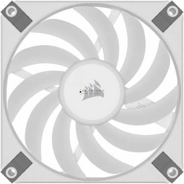 Corsair iCUE AF120 RGB SLIM 120mm PWM Fluid Dynamic Bearing Fan Single Pack White