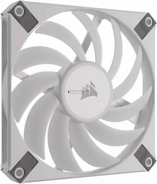 Corsair iCUE AF120 RGB SLIM 120mm PWM Fluid Dynamic Bearing Fan Single Pack White