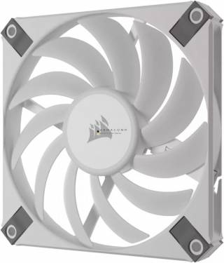 Corsair iCUE AF120 RGB SLIM 120mm PWM Fluid Dynamic Bearing Fan Single Pack White