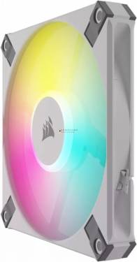 Corsair iCUE AF120 RGB SLIM 120mm PWM Fluid Dynamic Bearing Fan Single Pack White