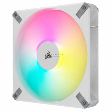 Corsair iCUE AF140 RGB ELITE 140mm PWM Dual Fan Kit White