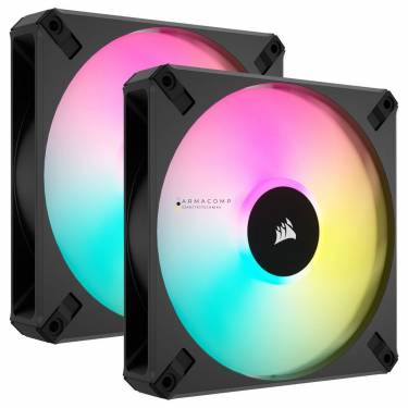 Corsair iCUE AF140 RGB ELITE 140mm PWM Dual Fan Kit