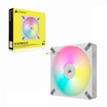 Corsair iCUE AF140 RGB ELITE 140mm PWM Fan White