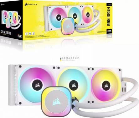 Corsair iCUE LINK H150i RGB AIO Liquid CPU Cooler White