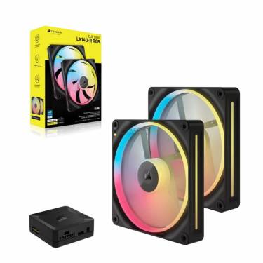 Corsair iCUE LINK LX140-R RGB 140mm PWM Reverse Fans Starter Kit