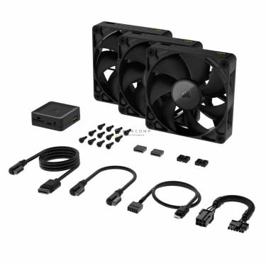 Corsair iCUE LINK RX120 120mm PWM Single Fan Triple Starter Kit