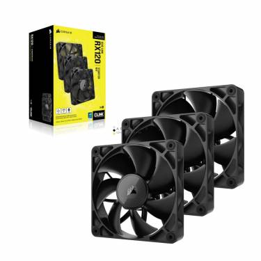 Corsair iCUE LINK RX120 120mm PWM Single Fan Triple Starter Kit