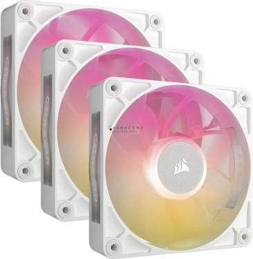 Corsair iCUE LINK RX120 MAX RGB 120mm PWM Thick Fans White (3-Pack)