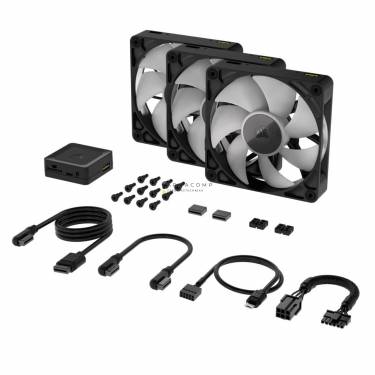 Corsair iCUE LINK RX120 RGB 120mm PWM Fan Triple Starter Kit