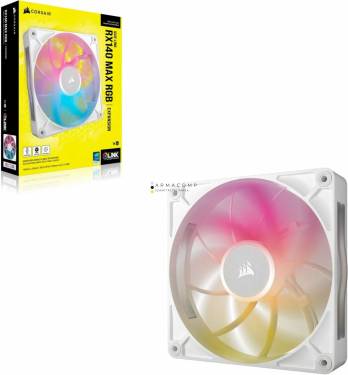 Corsair iCUE LINK RX140 MAX RGB 140mm PWM Thick Fan White