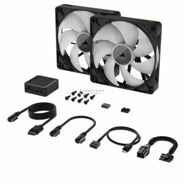 Corsair iCUE LINK RX140 RGB 140mm PWM Fan Twin Starter Kit