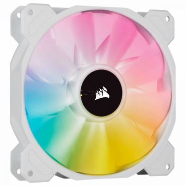 Corsair iCUE SP140 RGB ELITE Performance 140mm White PWM Fan Single Pack