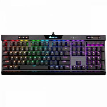 Corsair K70 RGB MK.2 Low Profile Rapidfire Mechanical Gaming Keyboard Cherry MX Low Profile Speed Black US