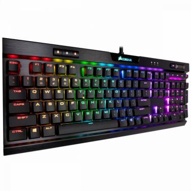 Corsair K70 RGB MK.2 Low Profile Rapidfire Mechanical Gaming Keyboard Cherry MX Low Profile Speed Black US