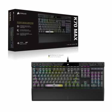 Corsair K70 RGB Pro XT Magnetic-Mechanical MGX Switches Gaming Keyboard Steel Grey