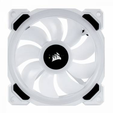 Corsair LL120 RGB 120mm Dual Light Loop White RGB LED PWM Fan - Single Pack