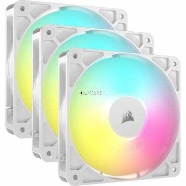 Corsair RS120 ARGB 120mm PWM Fan (3-pack) White