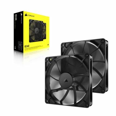 Corsair RS140 140mm PWM Fan (2-pack) Black