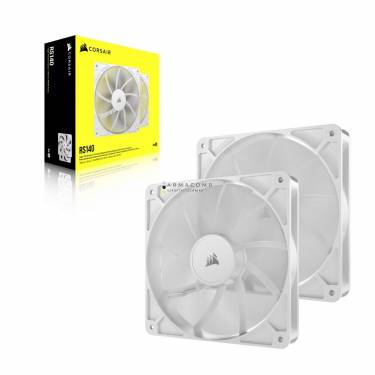 Corsair RS140 140mm PWM Fan (2-pack) White