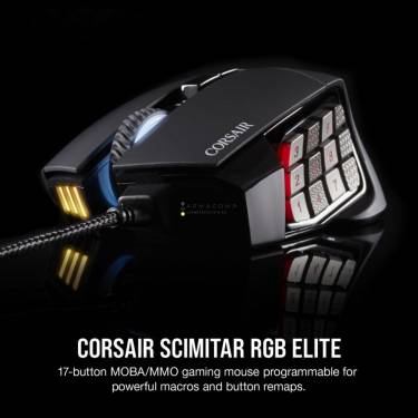 Corsair Corsair Scimitar RGB Elite MOBA/MMO Black