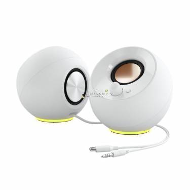 Creative Pebble SE 2.0 USB-C Powered PC Speakers with RGB Lighting White