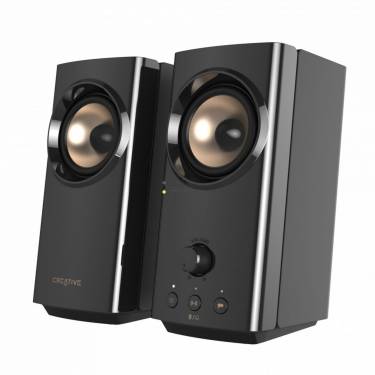 Creative T60 Compact Hi-Fi 2.0 Desktop Speakers Black