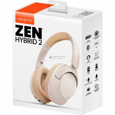 Creative Zen Hybrid 2 Bluetooth Headset Cream