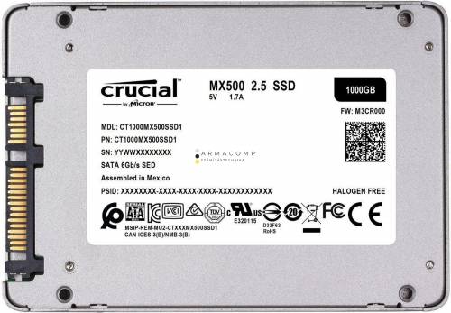 Crucial 1TB 2,5" SATA3 MX500