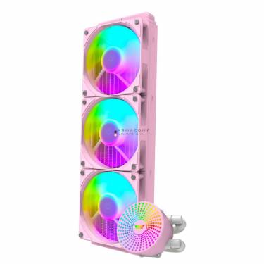 darkFlash Radiant DC 360 ARGB Liquid CPU Cooler Pink