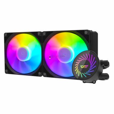 darkFlash Radiant DCS 240 ARGB Liquid CPU Cooler Black