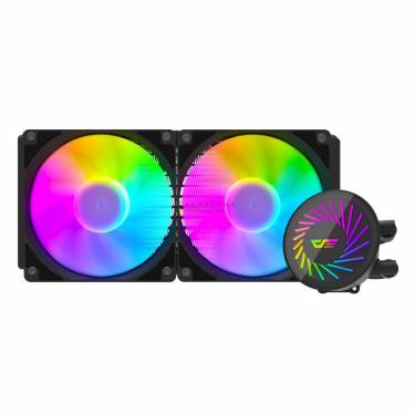 darkFlash Radiant DCS 240 ARGB Liquid CPU Cooler Black