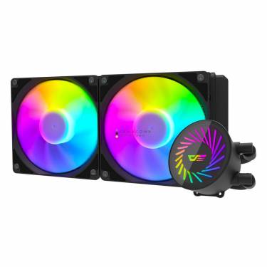 darkFlash Radiant DCS 240 ARGB Liquid CPU Cooler Black