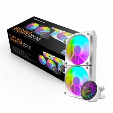 darkFlash Radiant DCS 240 ARGB Liquid CPU Cooler White