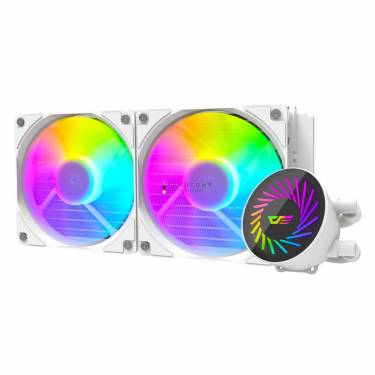 darkFlash Radiant DCS 240 ARGB Liquid CPU Cooler White