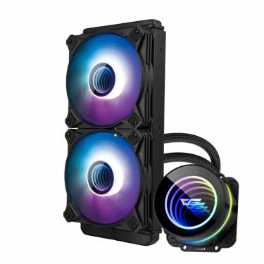 darkFlash Twister DXV2.6 240 Liquid CPU Cooler Black