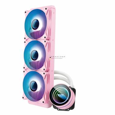 darkFlash Twister DXV2.6 360 Liquid CPU Cooler Pink