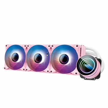 darkFlash Twister DXV2.6 360 Liquid CPU Cooler Pink