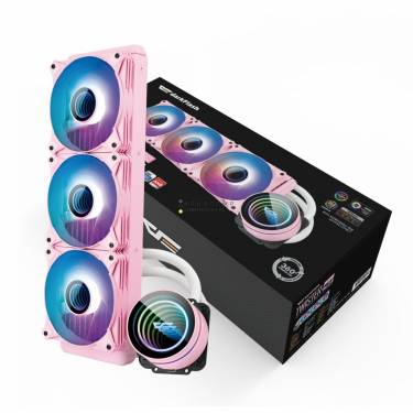 darkFlash Twister DXV2.6 360 Liquid CPU Cooler Pink